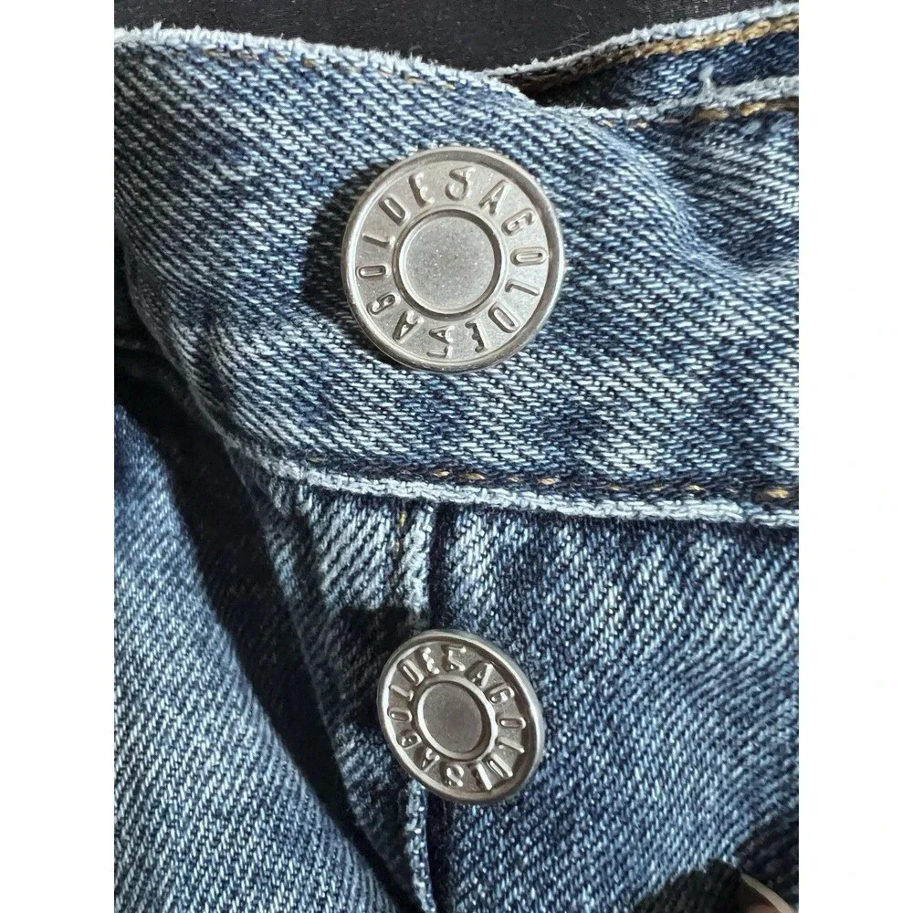 Agolde Parker Cut Off Denim Button Fly Shorts  Size 27